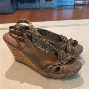 Xappeal Women's Tan Wedge Sandals